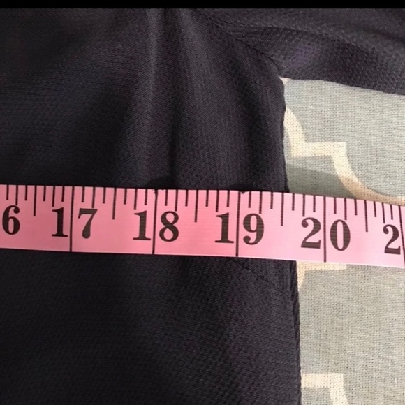 FREE PEOPLE Navy Blue Shift Cape Dress Split Long Sleeve Sz Sm EUC - Picture 8 of 11